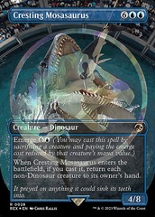 (28) Cresting Mosasaurus - EMBLEM FOIL